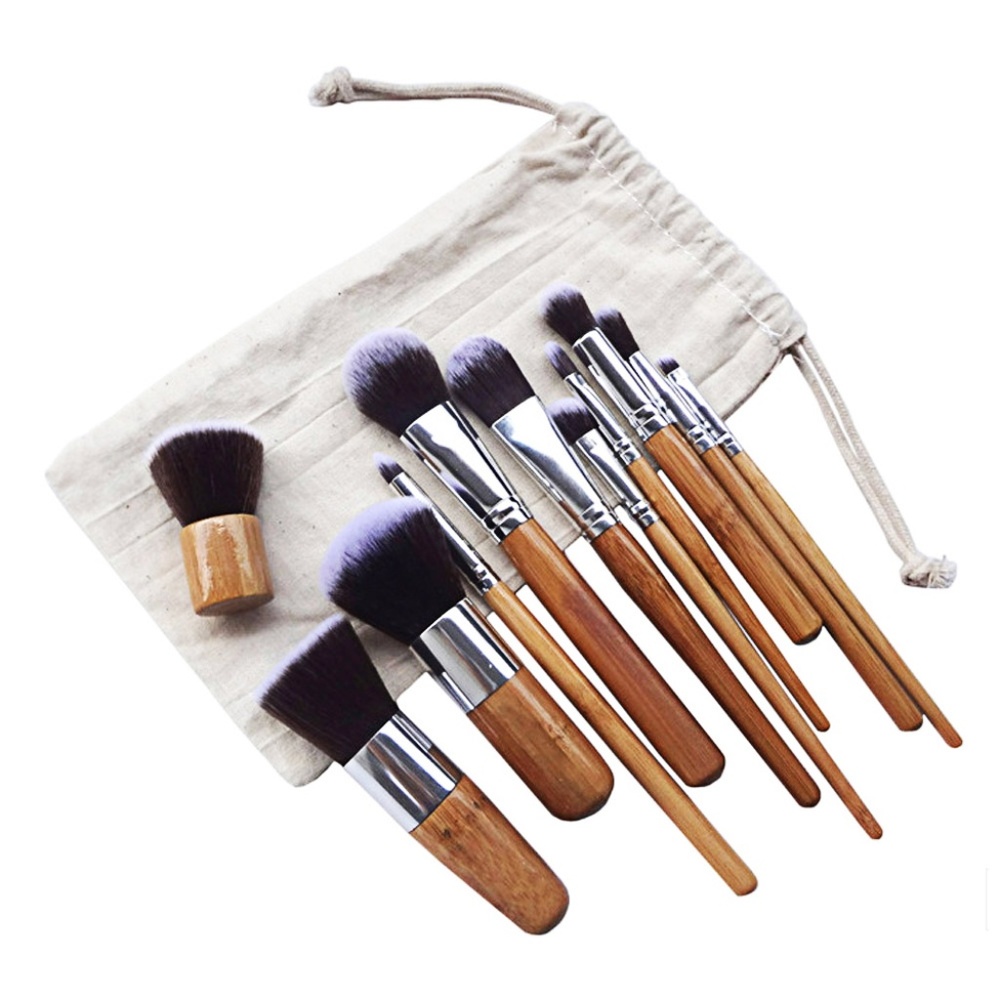 11pcs Cosmetic Makeup Tool Finishing Brushes Kit - Picture 4 of 6